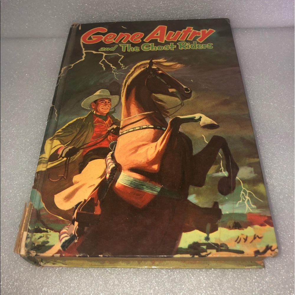 Signed, 1955 Gene Autry & the Ghost Riders book